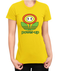 Дамска Тениска Super Mario Nintendo Mario Flower Power Up
