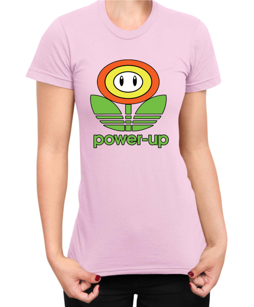 Дамска Тениска Super Mario Nintendo Mario Flower Power Up