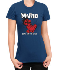 Дамска Тениска Super Mario Nintendo Mario Give Them The Shoe