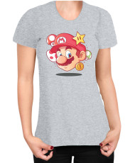 Дамска Тениска Super Mario Nintendo Mario Head