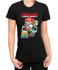 Дамска Тениска Super Mario Nintendo Mario Kart Super Circuit