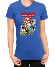 Дамска Тениска Super Mario Nintendo Mario Kart Super Circuit