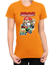 Дамска Тениска Super Mario Nintendo Mario Kart Super Circuit