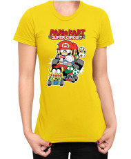 Дамска Тениска Super Mario Nintendo Mario Kart Super Circuit