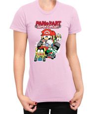 Дамска Тениска Super Mario Nintendo Mario Kart Super Circuit