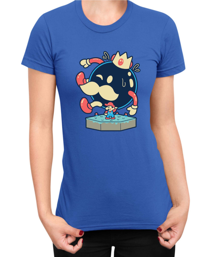 Дамска Тениска Super Mario Nintendo Mario King Bomba