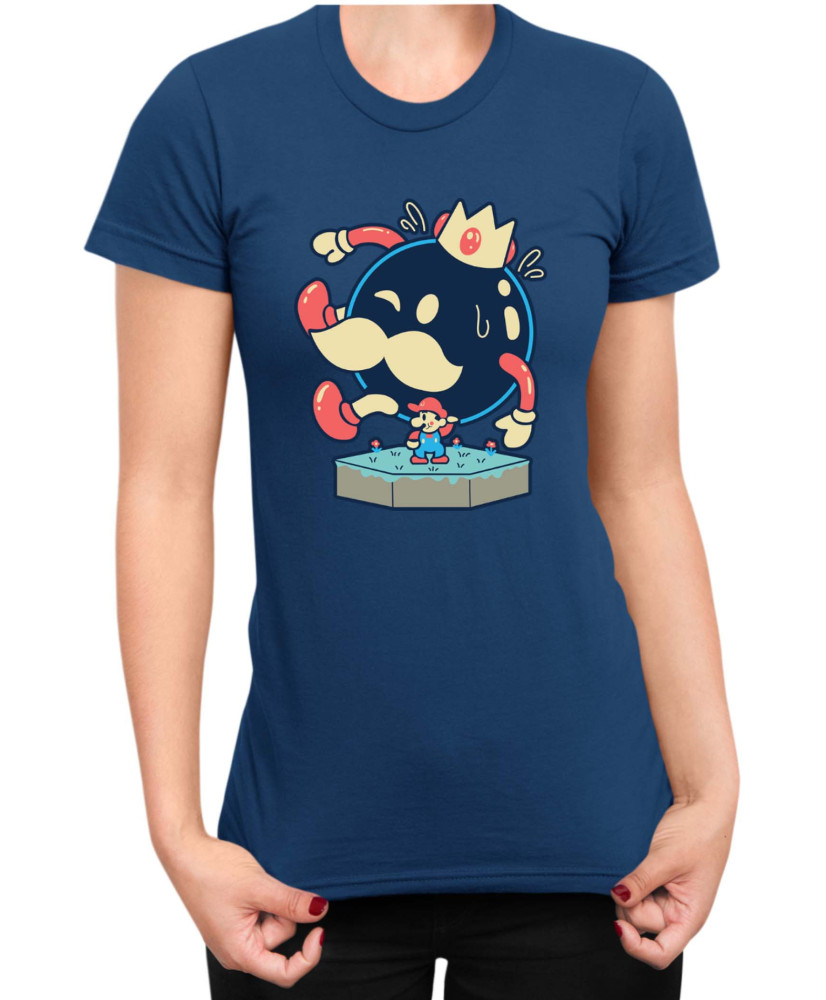 Дамска Тениска Super Mario Nintendo Mario King Bomba
