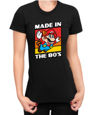 Дамска Тениска Super Mario Nintendo Mario Made In The 80S