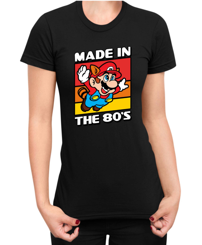 Дамска Тениска Super Mario Nintendo Mario Made In The 80S