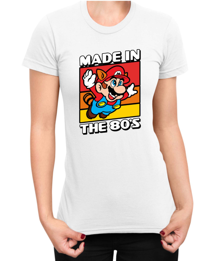 Дамска Тениска Super Mario Nintendo Mario Made In The 80S