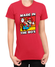 Дамска Тениска Super Mario Nintendo Mario Made In The 80S