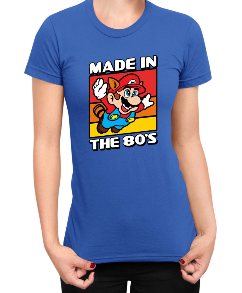 Дамска Тениска Super Mario Nintendo Mario Made In The 80S