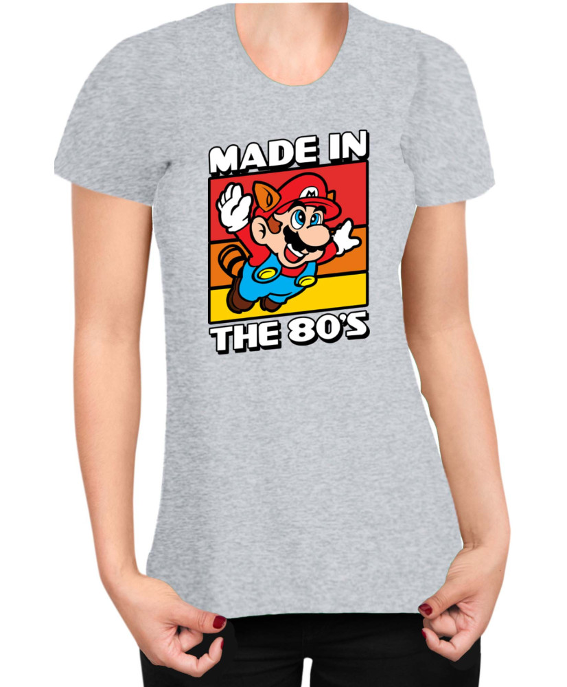 Дамска Тениска Super Mario Nintendo Mario Made In The 80S