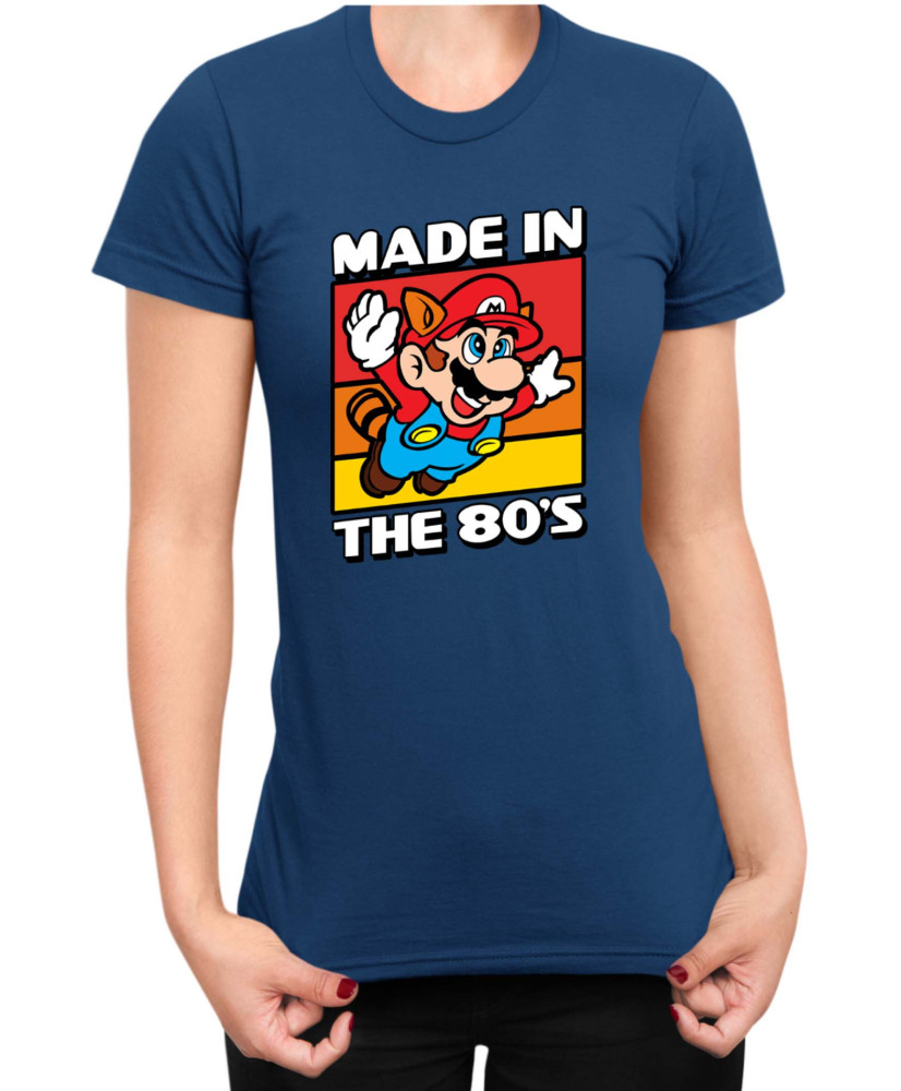Дамска Тениска Super Mario Nintendo Mario Made In The 80S