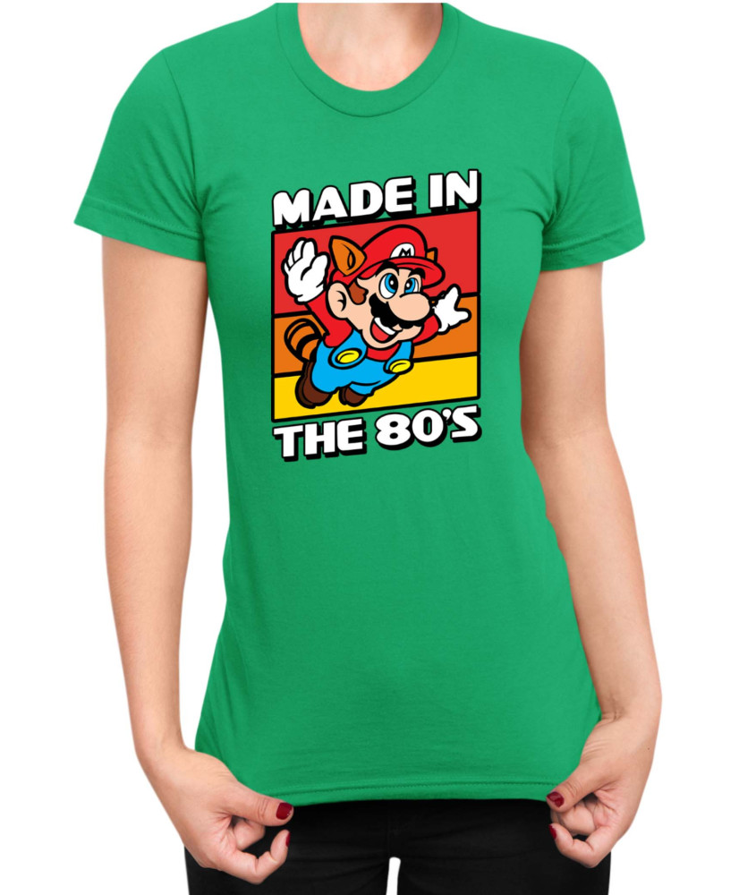 Дамска Тениска Super Mario Nintendo Mario Made In The 80S