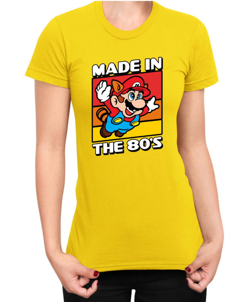 Дамска Тениска Super Mario Nintendo Mario Made In The 80S
