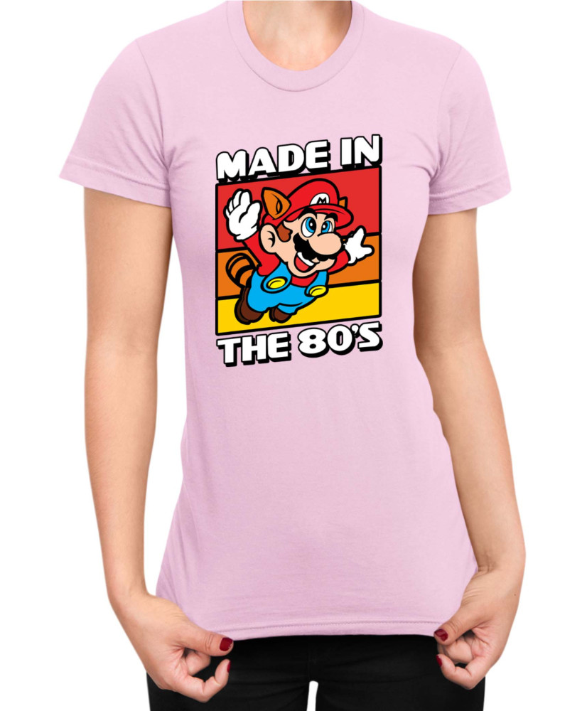 Дамска Тениска Super Mario Nintendo Mario Made In The 80S