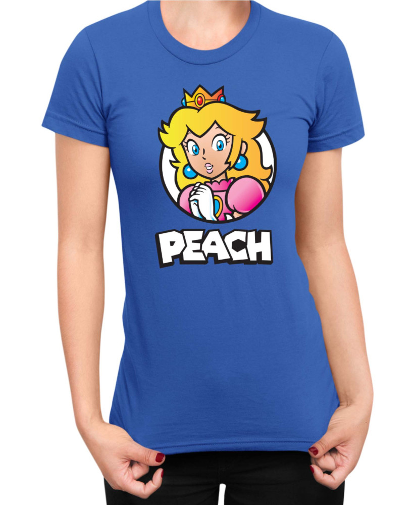 Дамска Тениска Super Mario Nintendo Mario Peach 3