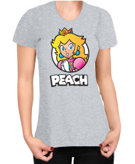 Дамска Тениска Super Mario Nintendo Mario Peach 3