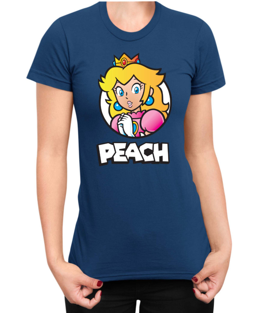 Дамска Тениска Super Mario Nintendo Mario Peach 3
