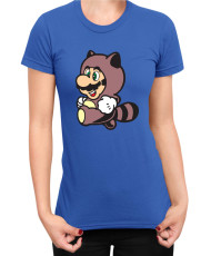 Дамска Тениска Super Mario Nintendo Mario Raccoon Costume