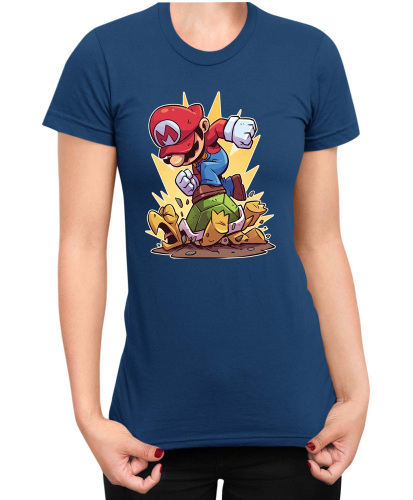 Дамска Тениска Super Mario Nintendo Mario Smash Koopa