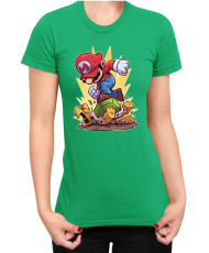 Дамска Тениска Super Mario Nintendo Mario Smash Koopa