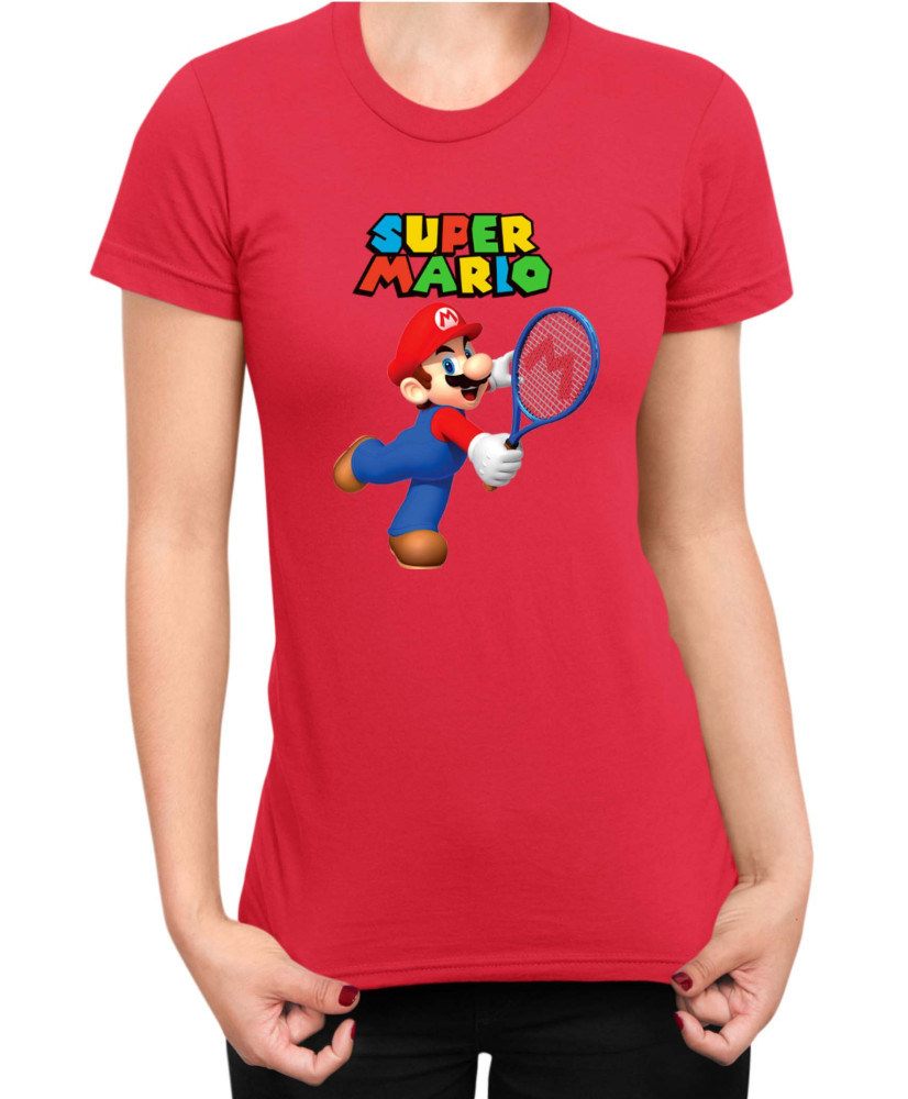 Дамска Тениска Super Mario Nintendo Mario Tenis
