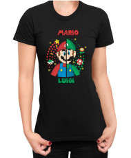 Дамска Тениска Super Mario Nintendo Mario V Luigi