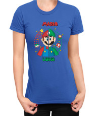 Дамска Тениска Super Mario Nintendo Mario V Luigi