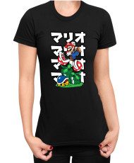 Дамска Тениска Super Mario Nintendo Mario Vs Piranha Plants