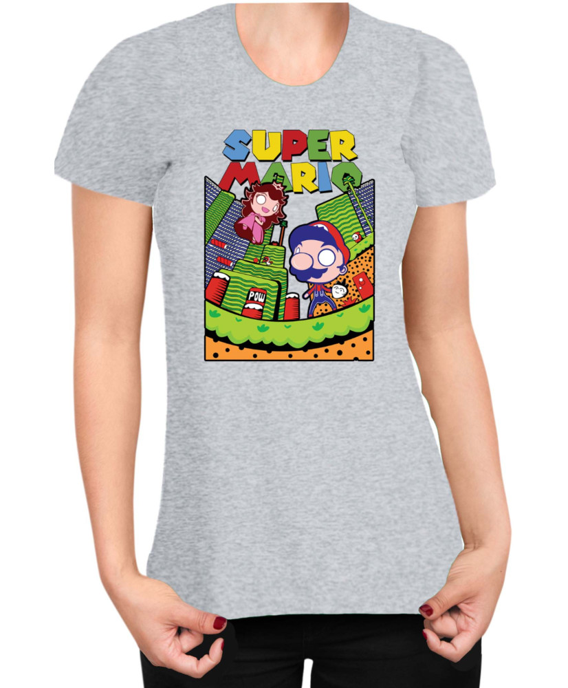 Дамска Тениска Super Mario Nintendo Mario World