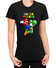 Дамска Тениска Super Mario Nintendo Mario Yoshi 2