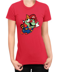 Дамска Тениска Super Mario Nintendo Mario Zombie Fly