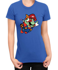 Дамска Тениска Super Mario Nintendo Mario Zombie Fly
