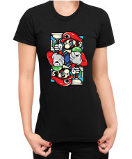Дамска Тениска Super Mario Nintendo Mirror Mario