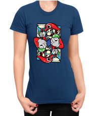 Дамска Тениска Super Mario Nintendo Mirror Mario