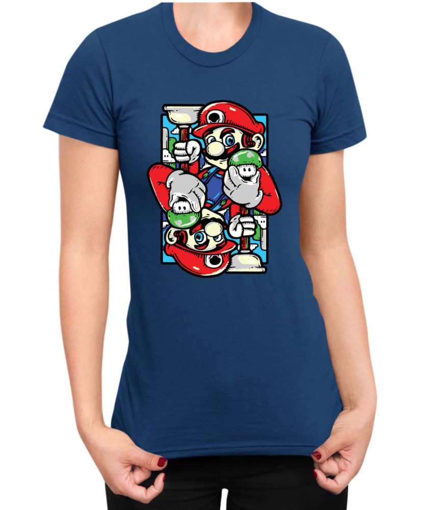 Дамска Тениска Super Mario Nintendo Mirror Mario