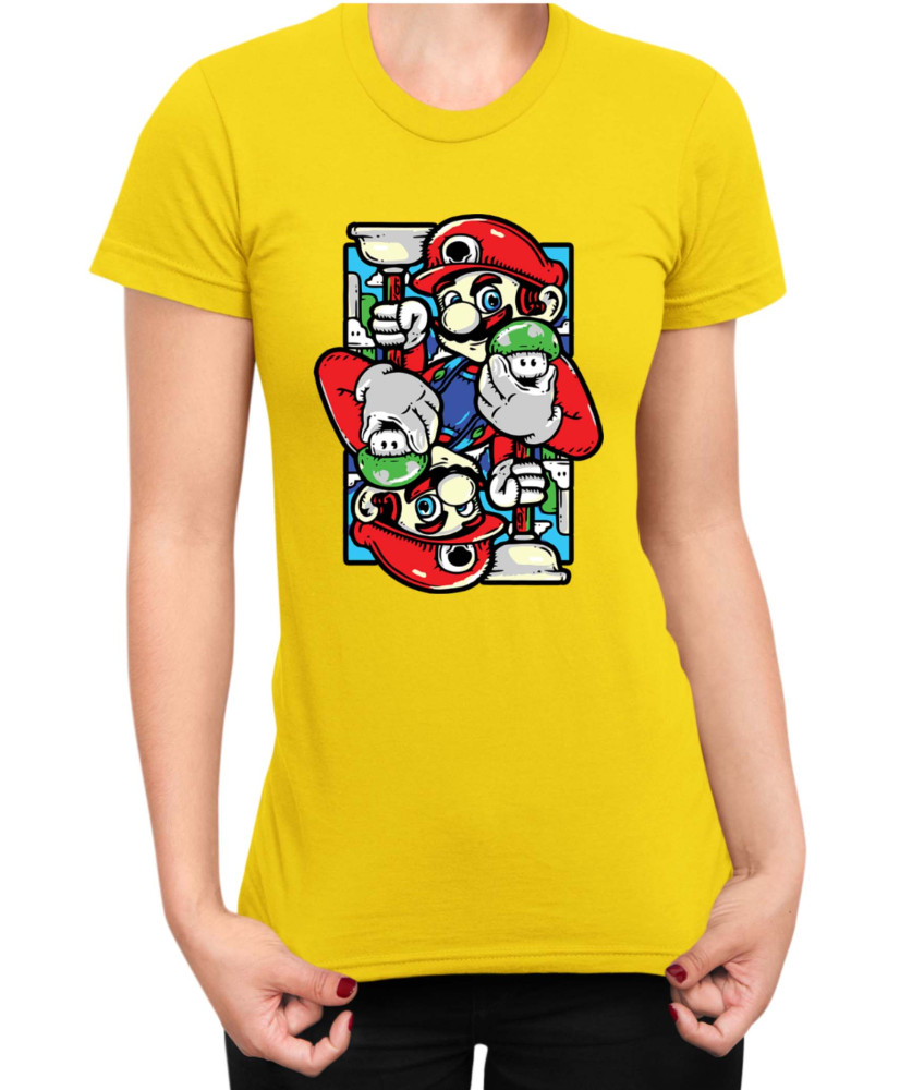 Дамска Тениска Super Mario Nintendo Mirror Mario Дамска Тениска Super Mario Nintendo Mirror Mario