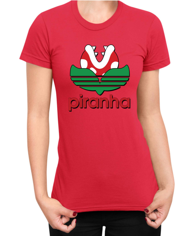 Дамска Тениска Super Mario Nintendo Piranha Plant 1