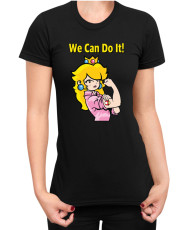 Дамска Тениска Super Mario Nintendo Princess Peach  We Can Do It