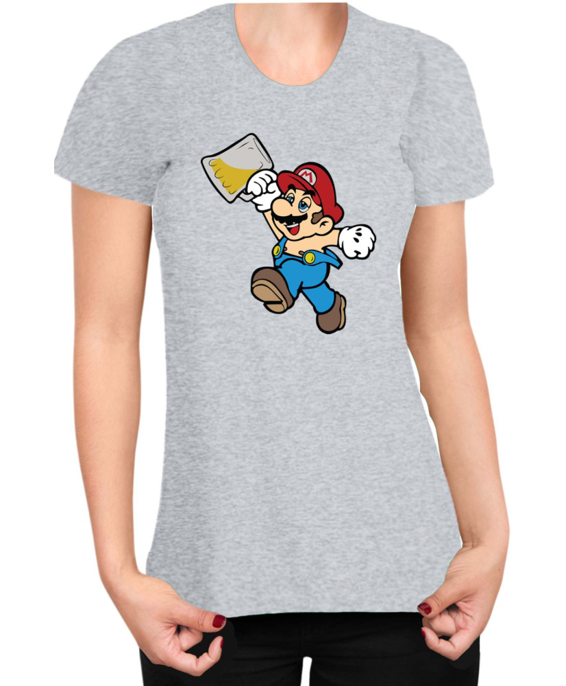 Дамска Тениска Super Mario Nintendo Super Drunk Bros