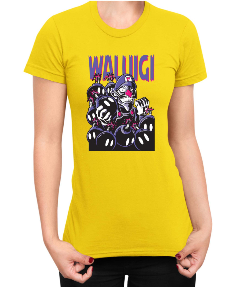 Дамска Тениска Super Mario Nintendo Waluigi