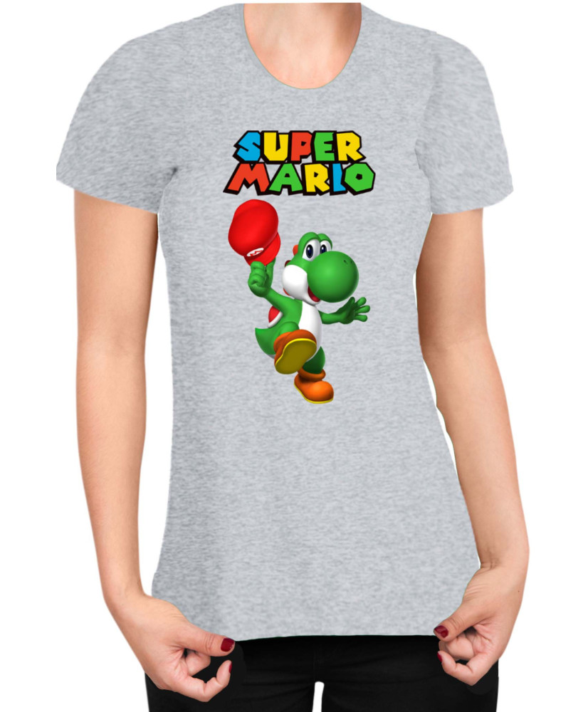 Дамска Тениска Super Mario Nintendo Yoshi 3