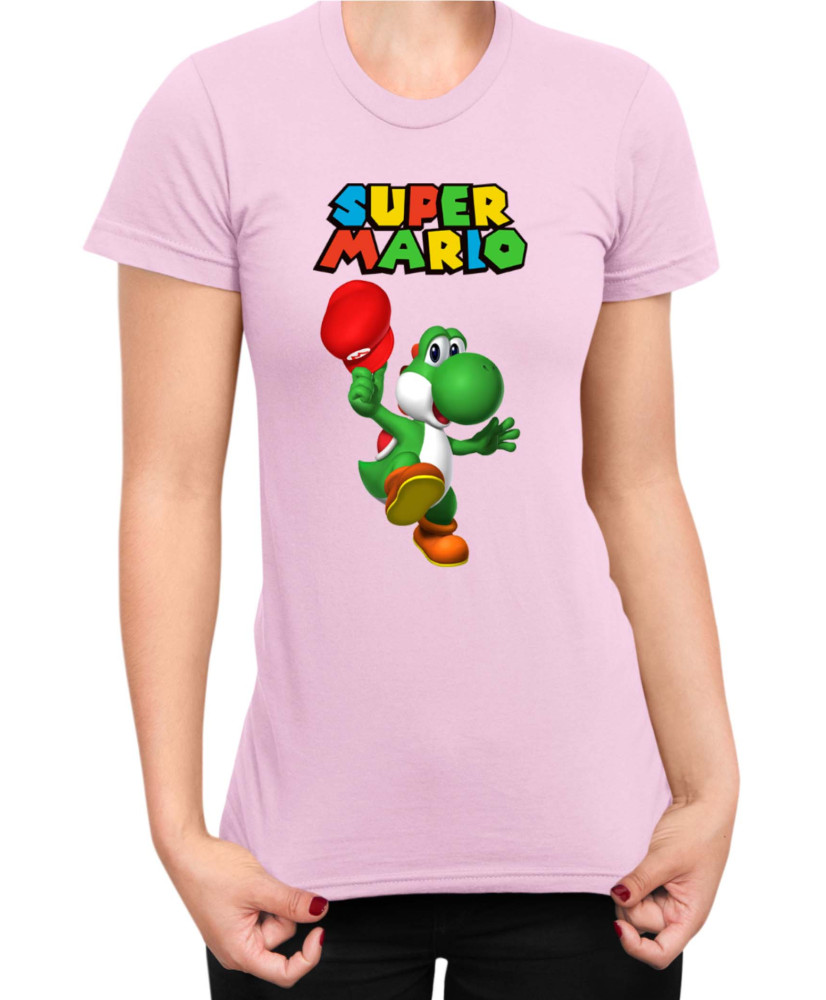 Дамска Тениска Super Mario Nintendo Yoshi 3