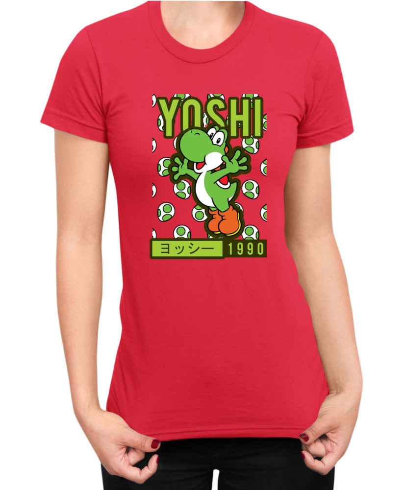 Дамска Тениска Super Mario Nintendo Yoshi 5
