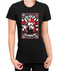 Дамска Тениска Super Mario Nintendo Mario Bross Retro Gamer