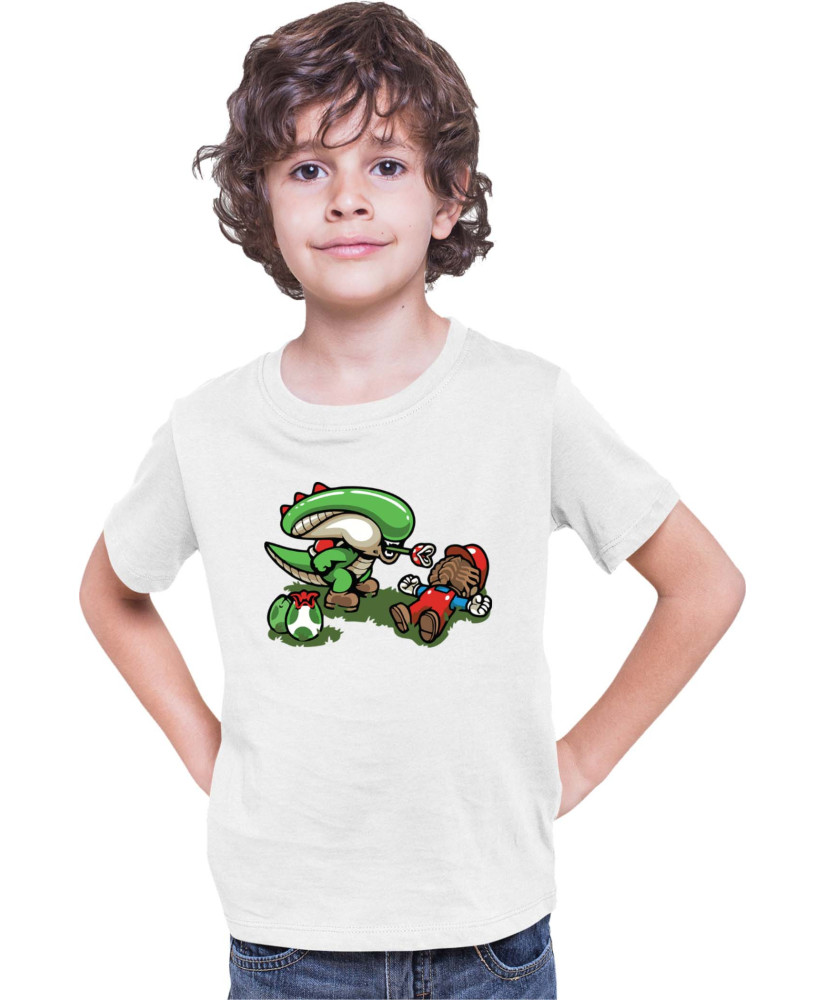 Детска Тениска Super Mario Nintendo Alien Mario