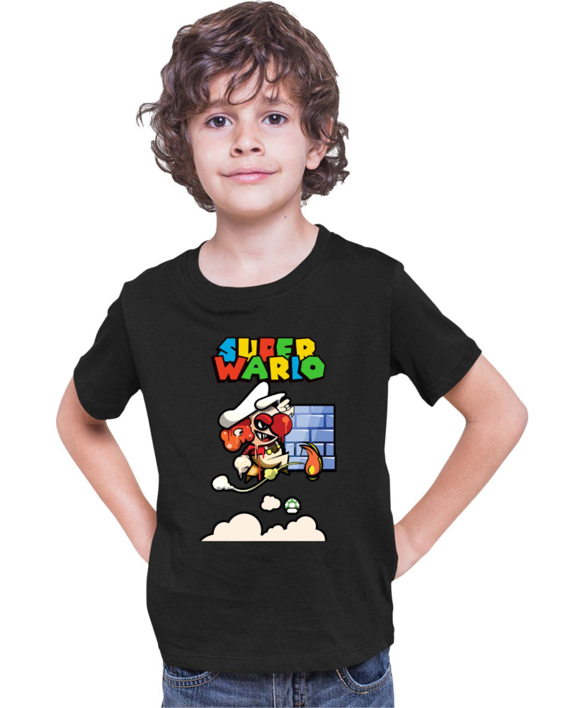 Детска Тениска Super Mario Nintendo Bad Mario 01