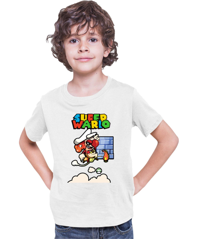 Детска Тениска Super Mario Nintendo Bad Mario 01